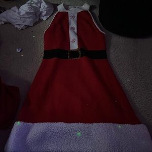 Sleevless Santa/Christmas Dress